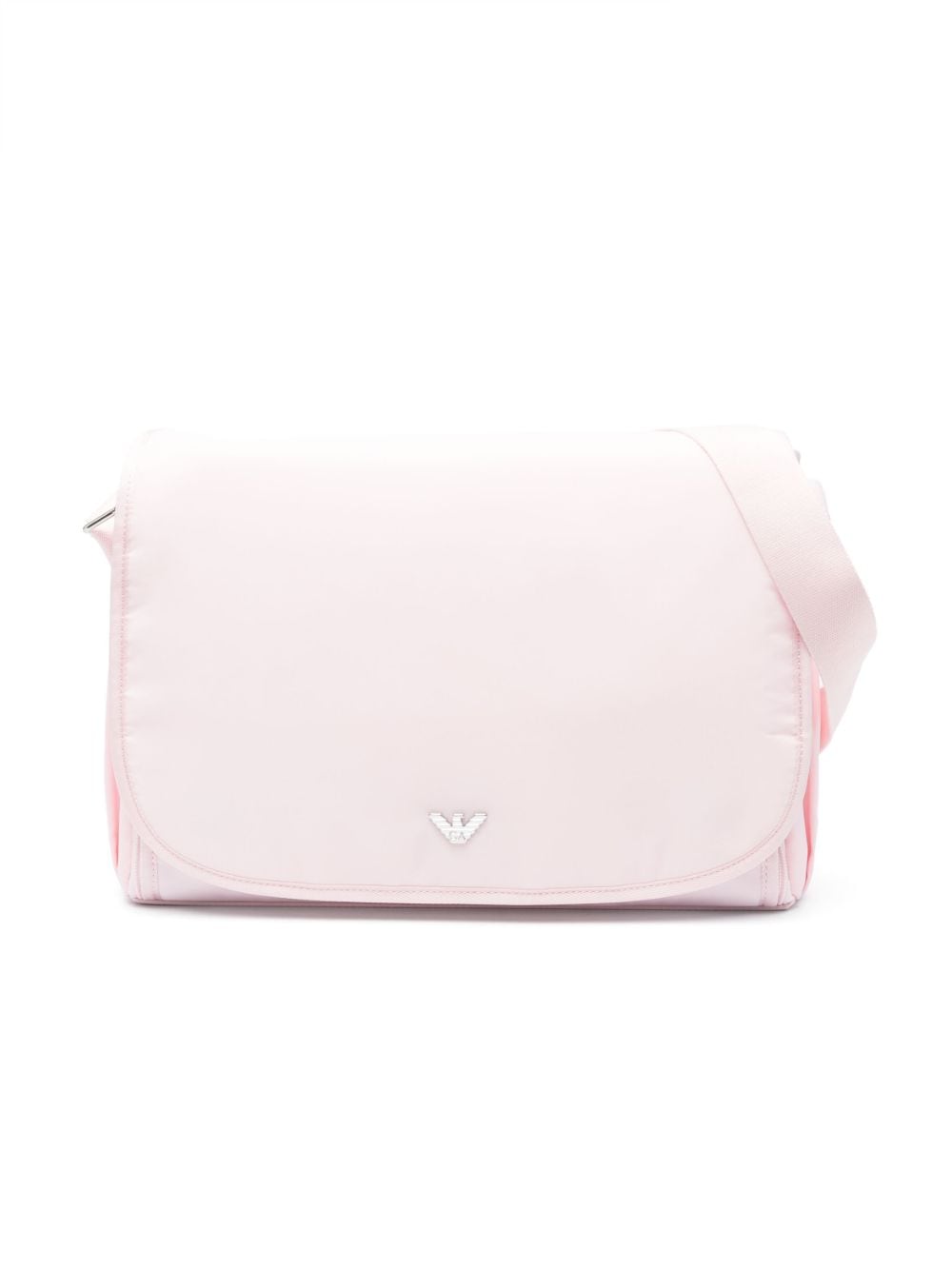 Emporio Armani Kids logo-plaque changing bag - Pink von Emporio Armani Kids