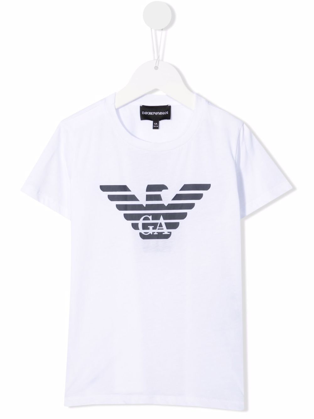 Emporio Armani Kids logo-print T-shirt - White von Emporio Armani Kids