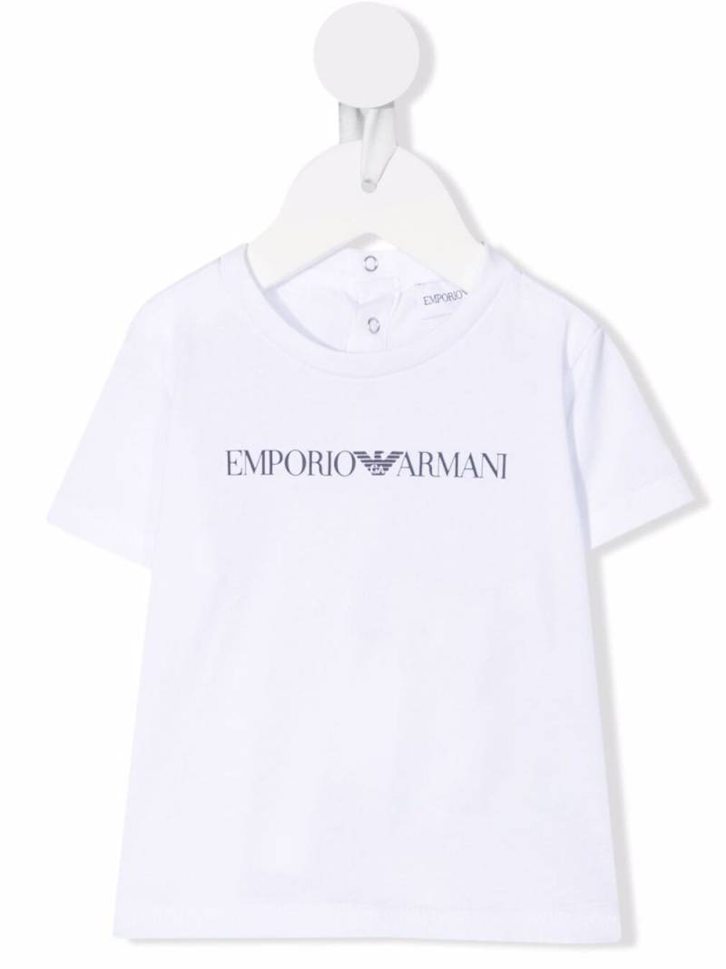 Emporio Armani Kids logo-print T-shirt - White von Emporio Armani Kids