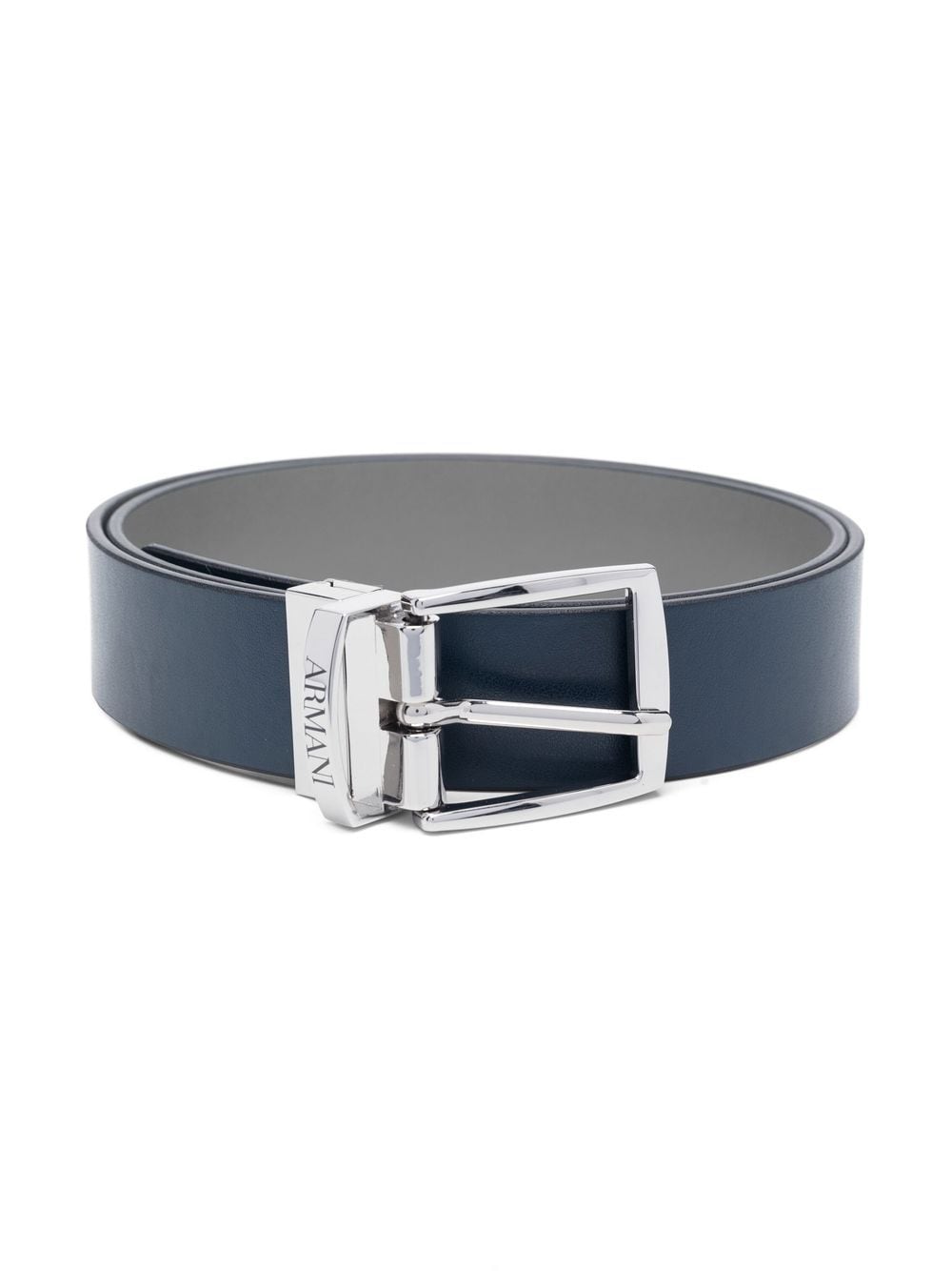 Emporio Armani Kids logo-print buckle belt - Blue von Emporio Armani Kids