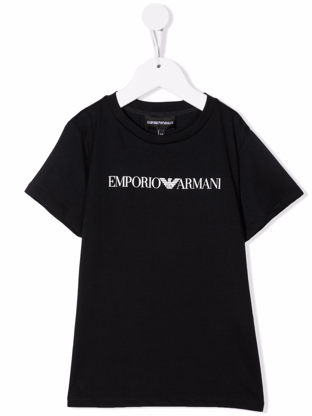 Emporio Armani Kids logo-print cotton T-shirt - Blue von Emporio Armani Kids