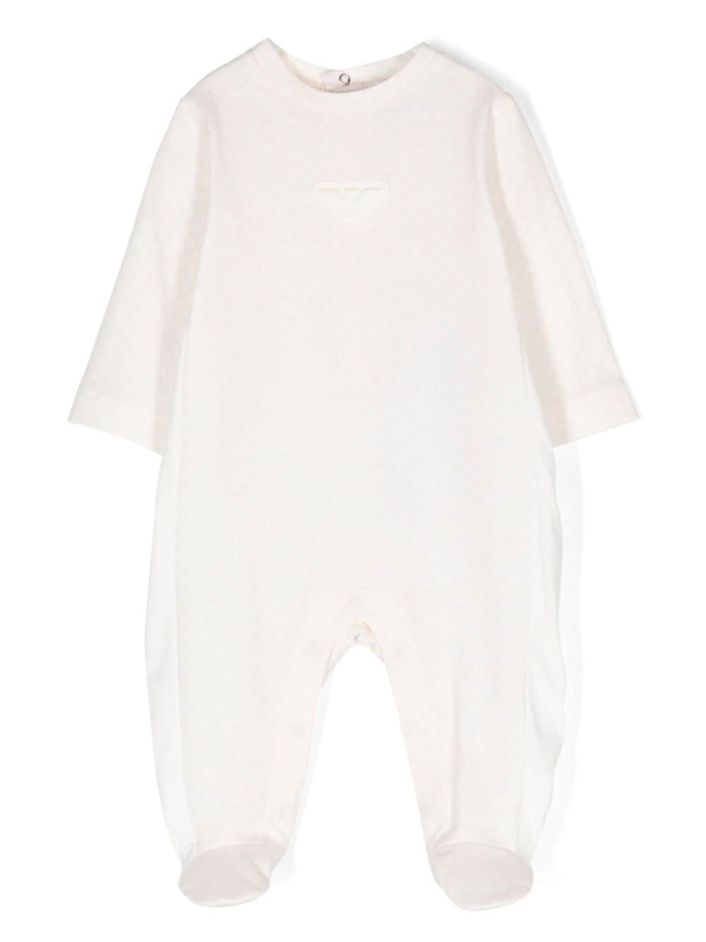 Emporio Armani Kids logo-print cotton pyjamas - Neutrals von Emporio Armani Kids