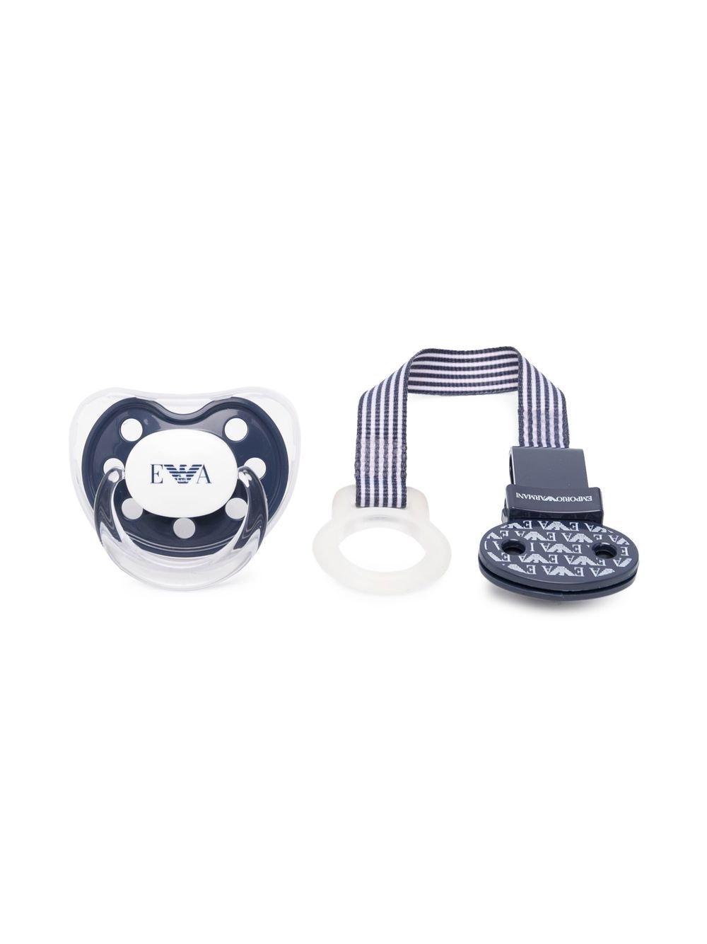 Emporio Armani Kids logo-print dummy set - Blue von Emporio Armani Kids