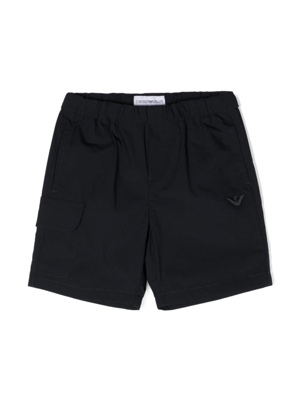 Emporio Armani Kids mid-rise cargo shorts - Blue von Emporio Armani Kids