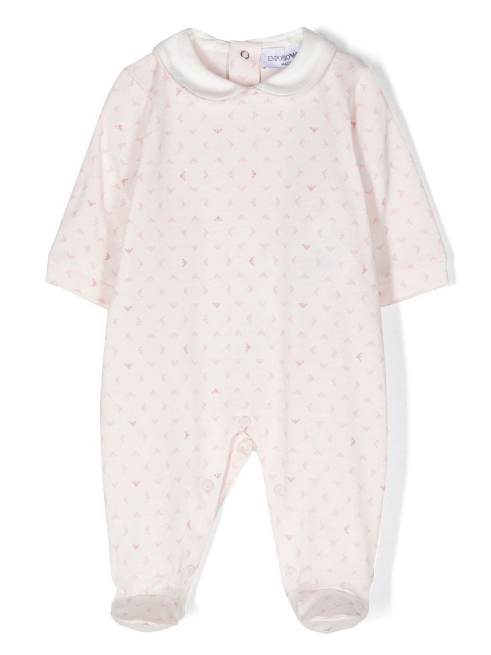 Emporio Armani Kids monogram-print cotton bodysuit - Pink von Emporio Armani Kids