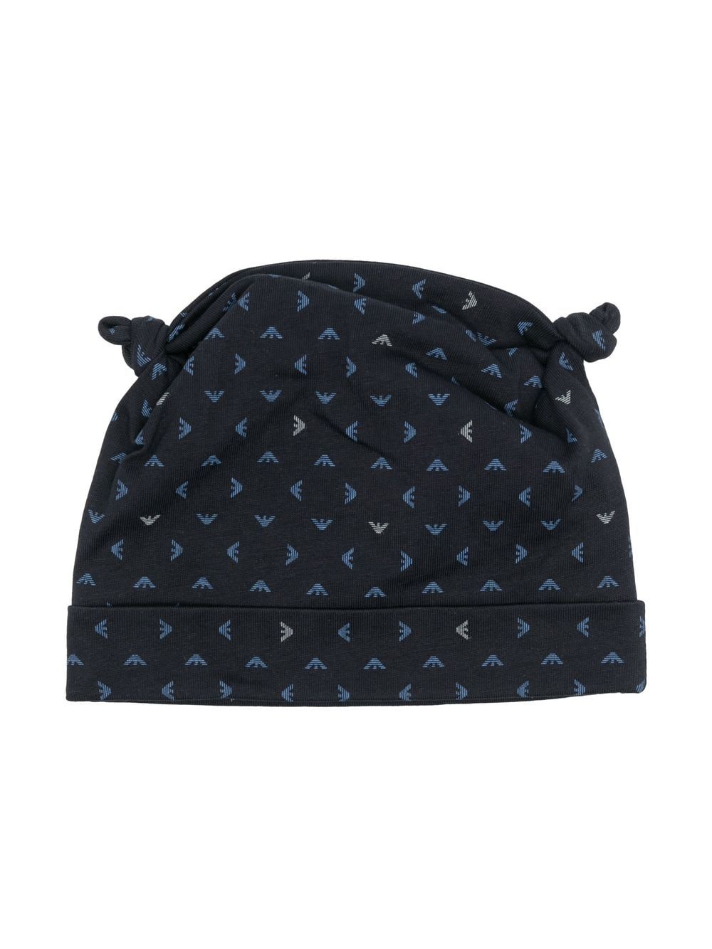 Emporio Armani Kids monogram-print cotton cap - Blue von Emporio Armani Kids