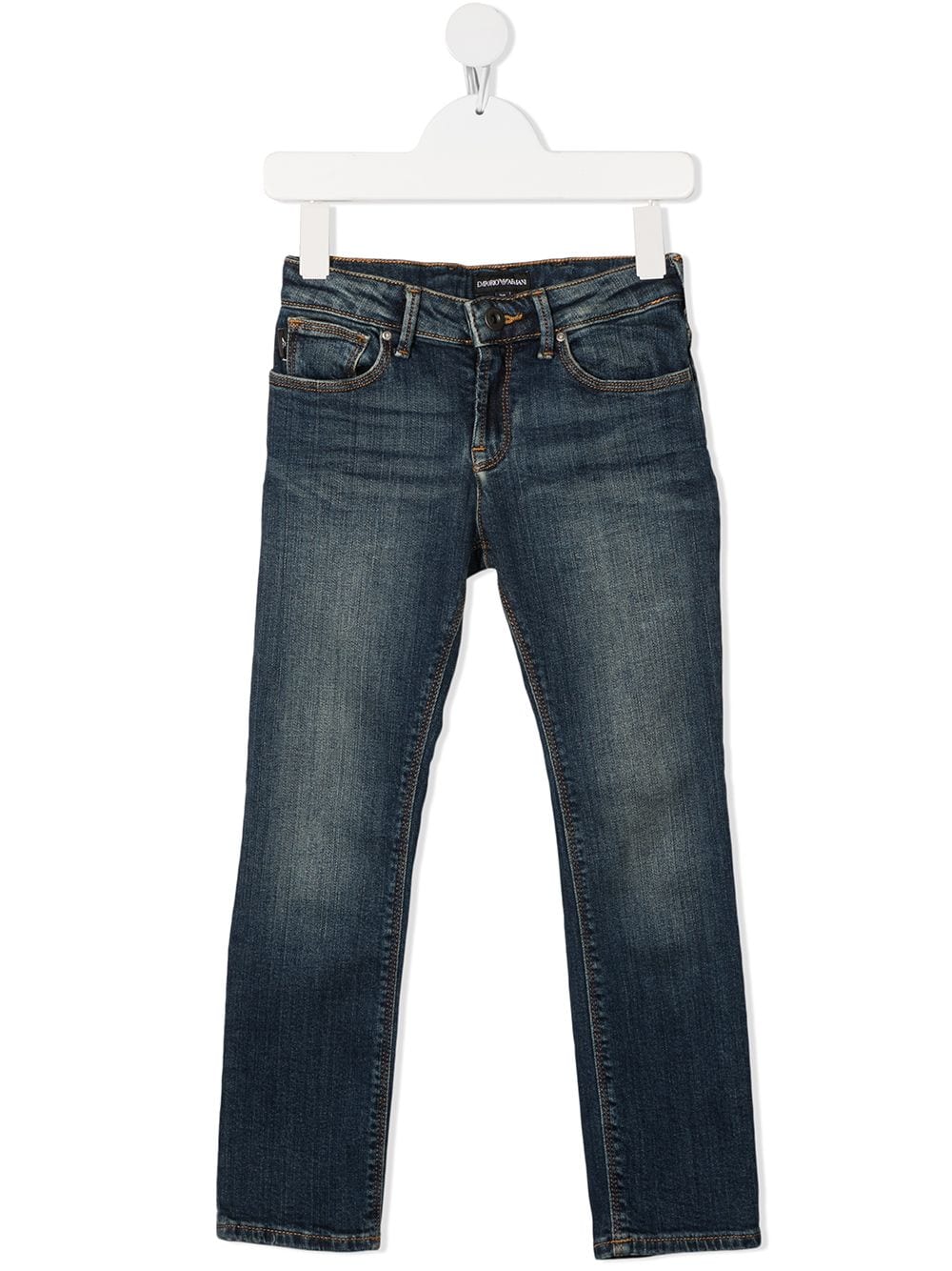 Emporio Armani Kids skinny-fit denim jeans - Blue von Emporio Armani Kids