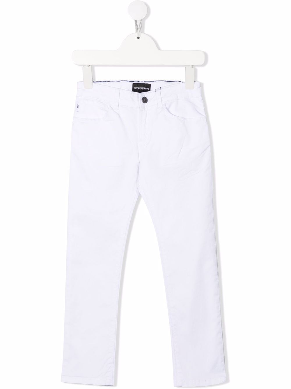 Emporio Armani Kids slim-cut denim jeans - White von Emporio Armani Kids