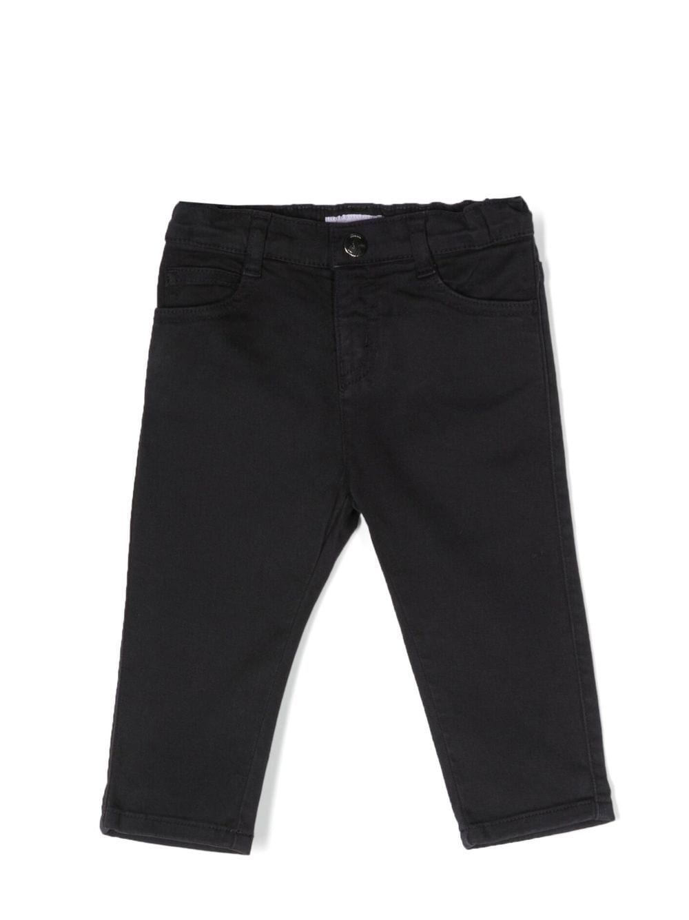 Emporio Armani Kids straight-leg chino trousers - Blue von Emporio Armani Kids