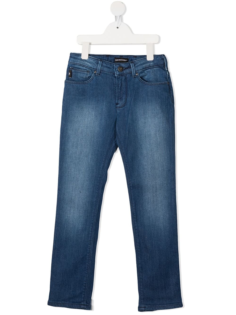 Emporio Armani Kids straight-leg jeans - Blue von Emporio Armani Kids