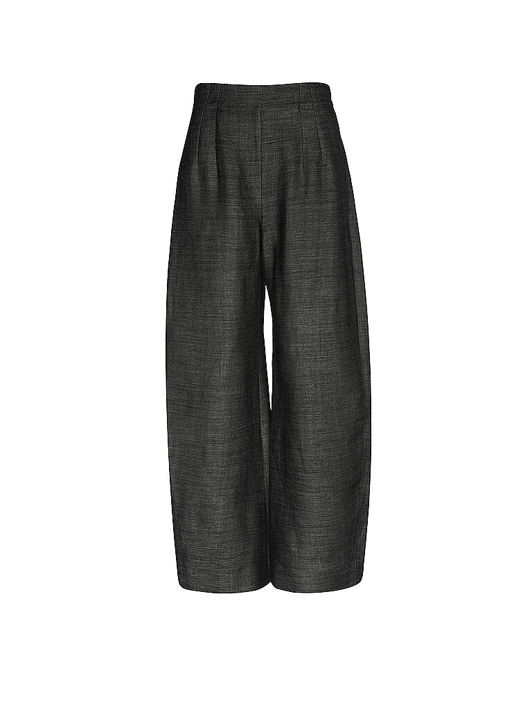 EMPORIO ARMANI Hose Wide Fit schwarz | 40 von Emporio Armani