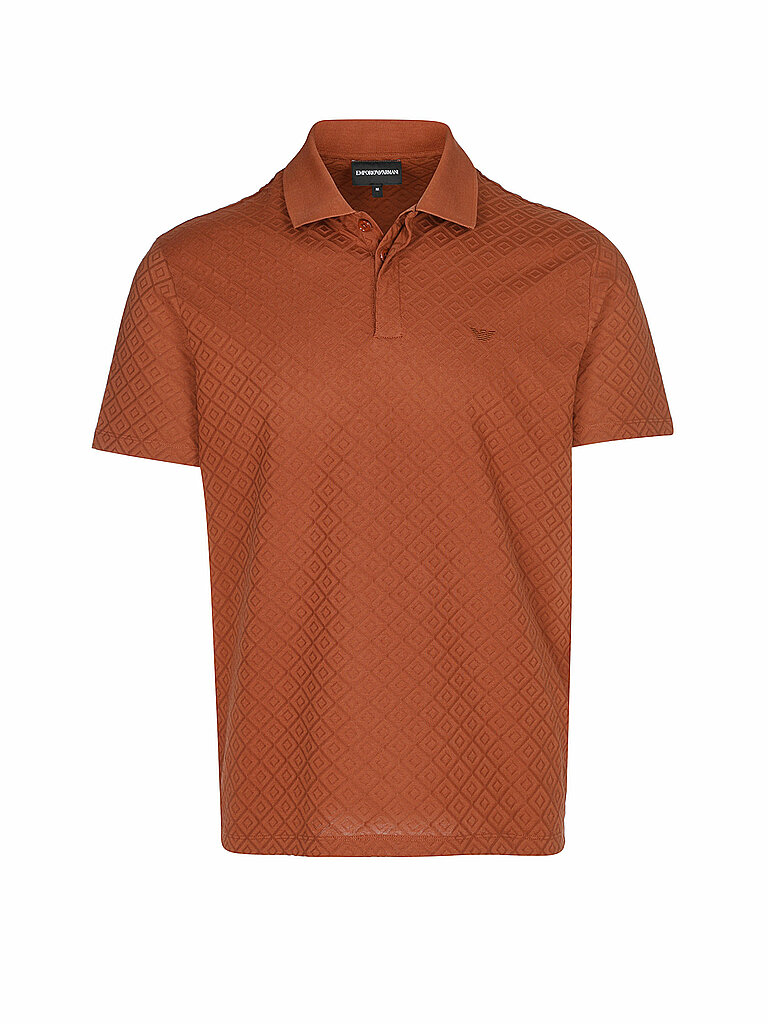 EMPORIO ARMANI Poloshirt orange | M von Emporio Armani