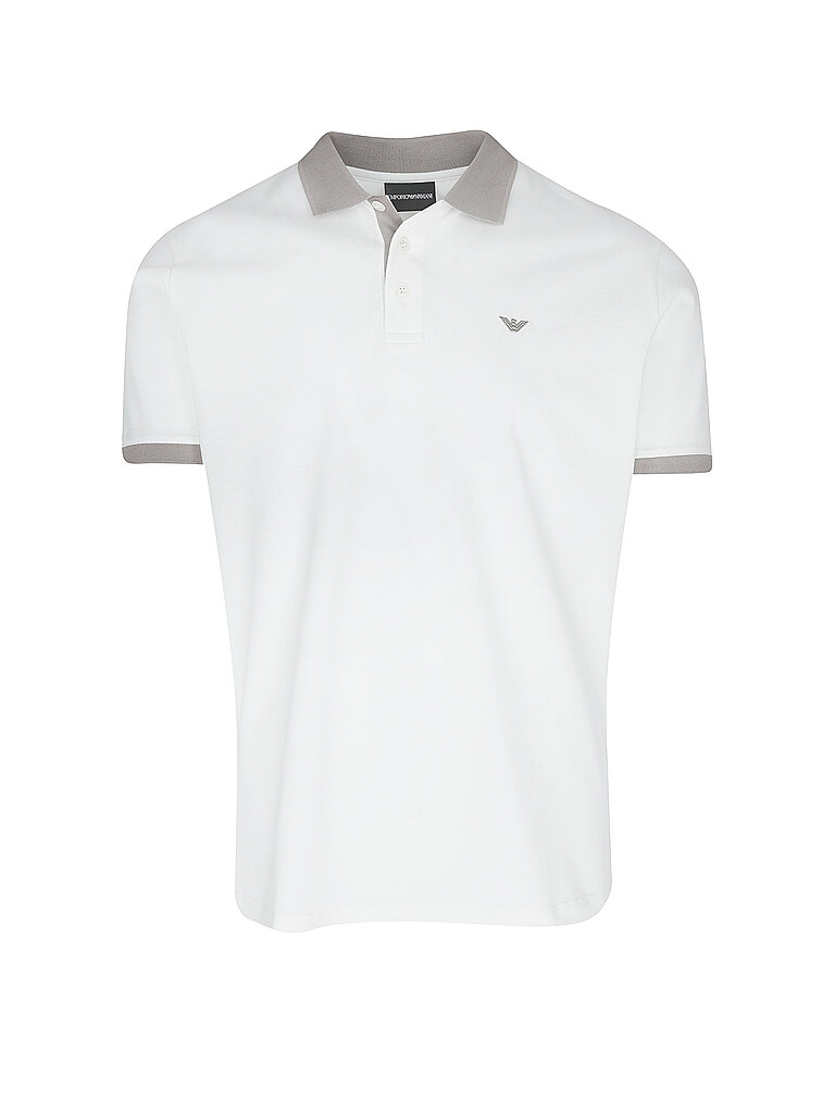 EMPORIO ARMANI Poloshirt  weiss | L von Emporio Armani