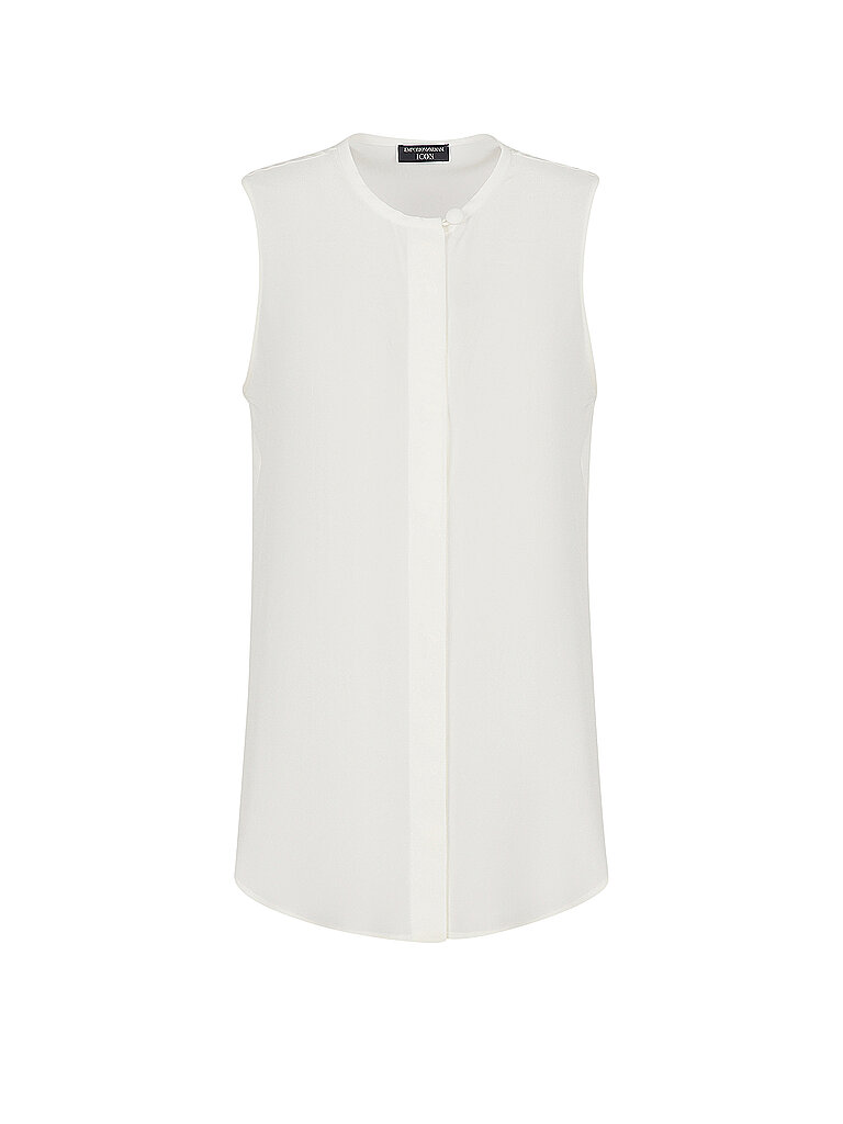 EMPORIO ARMANI Seidentop  weiss | 34 von Emporio Armani