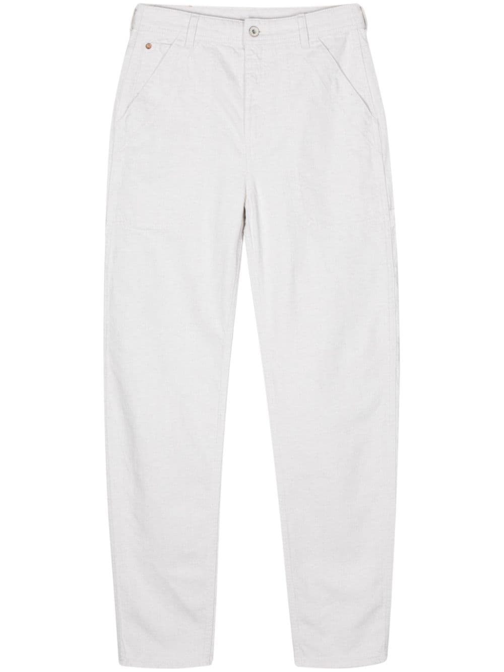Emporio Armani ASV slim-cut trousers - White von Emporio Armani