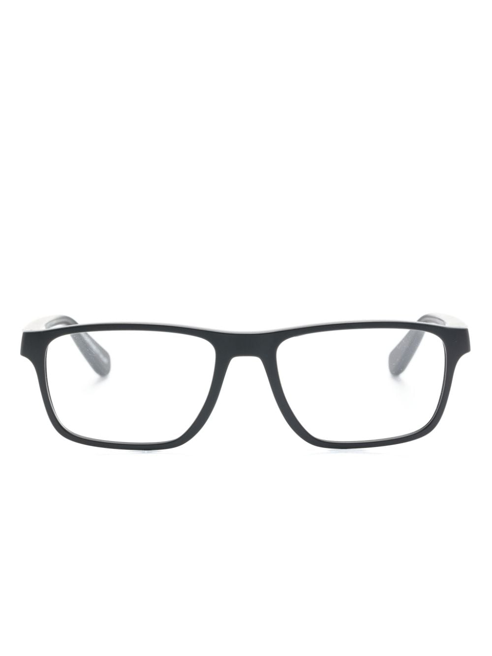 Emporio Armani EA3233 rectangle-frame glasses - Black von Emporio Armani