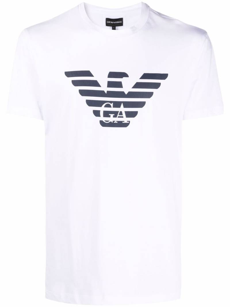 Emporio Armani Eagle-logo T-shirt - White von Emporio Armani