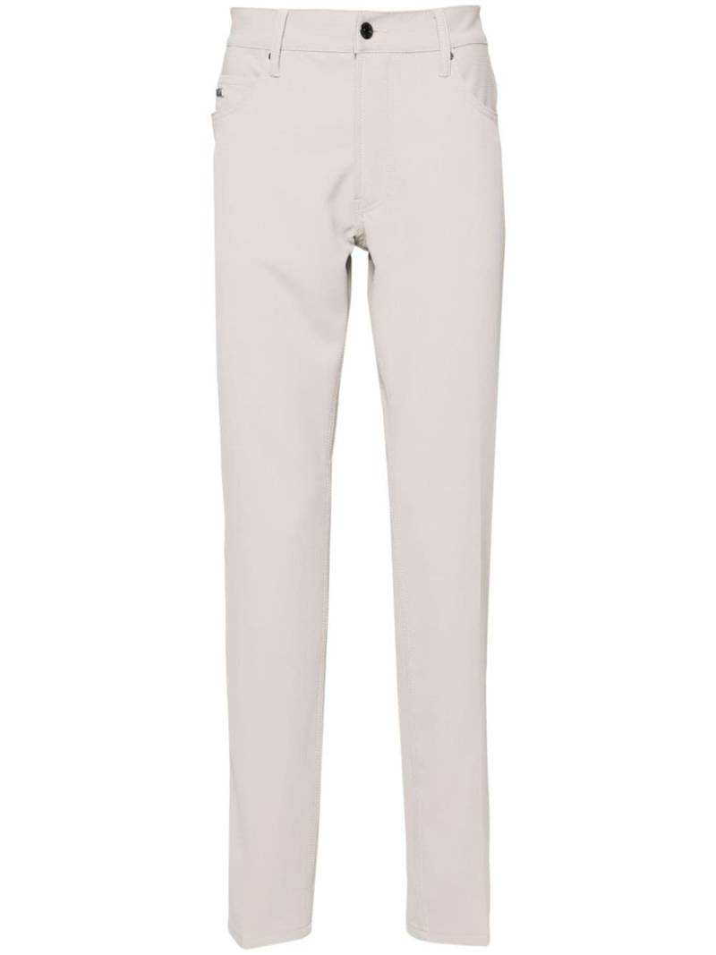 Emporio Armani J05 slim-fit trousers - Grey von Emporio Armani