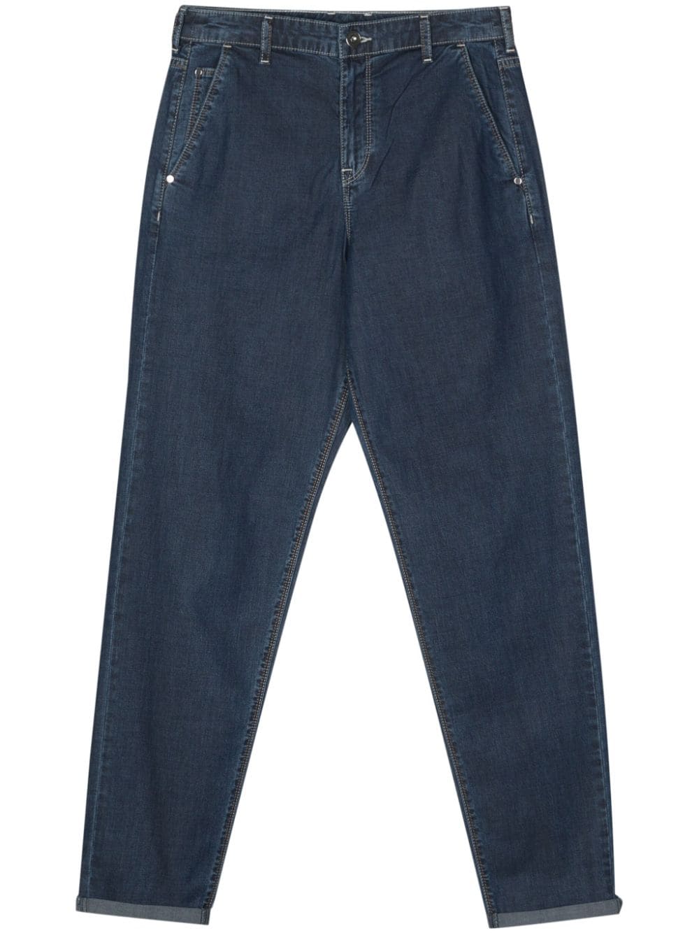 Emporio Armani J5A mid-rise regular jeans - Blue von Emporio Armani