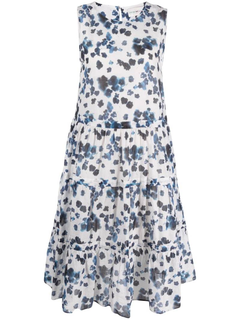 Emporio Armani Mare floral-print dress - Blue von Emporio Armani