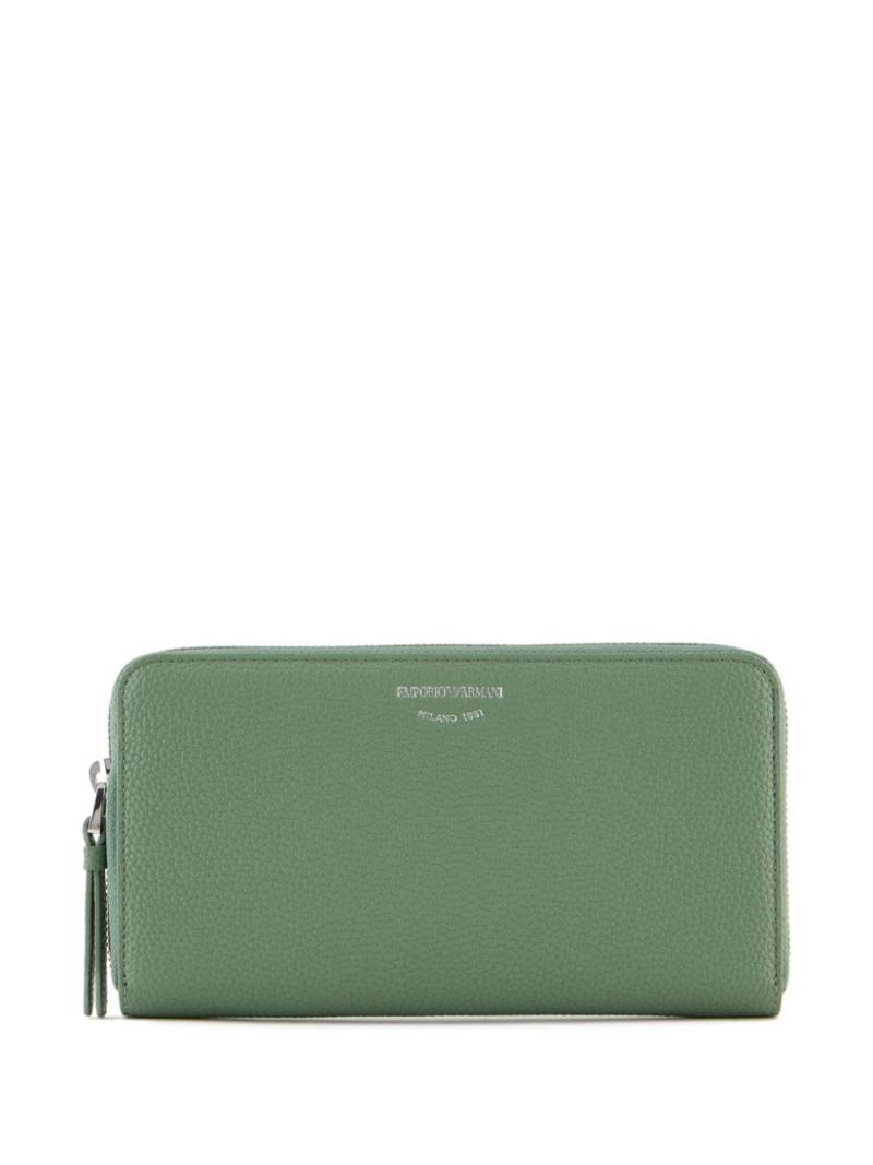 Emporio Armani MyEA faux-leather wallet - Green von Emporio Armani