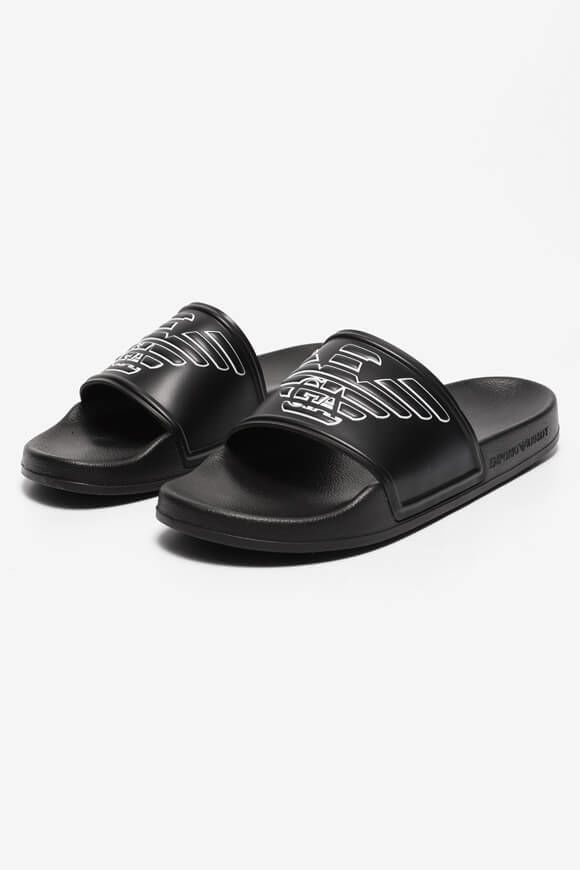 Emporio Armani Pantoletten | Black | Herren | EU41 Emporio Armani Pantoletten | Black | Herren | EU41 von Emporio Armani
