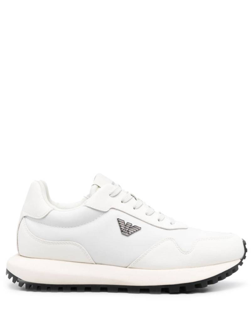 Emporio Armani Sustainability Values low-top sneakers - White von Emporio Armani