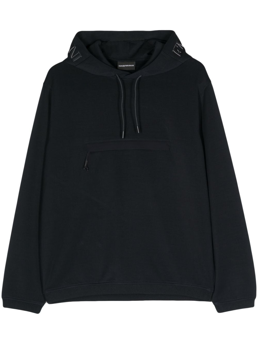 Emporio Armani Travel Essentials hoodie - Blue von Emporio Armani