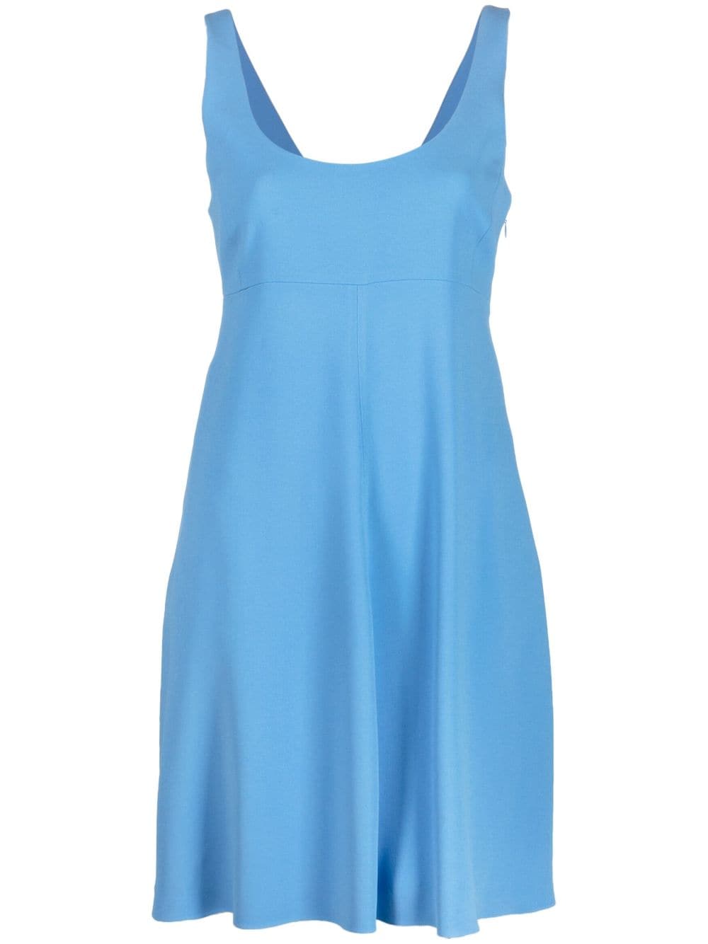 Emporio Armani U-neck sleeveless short dress - Blue von Emporio Armani