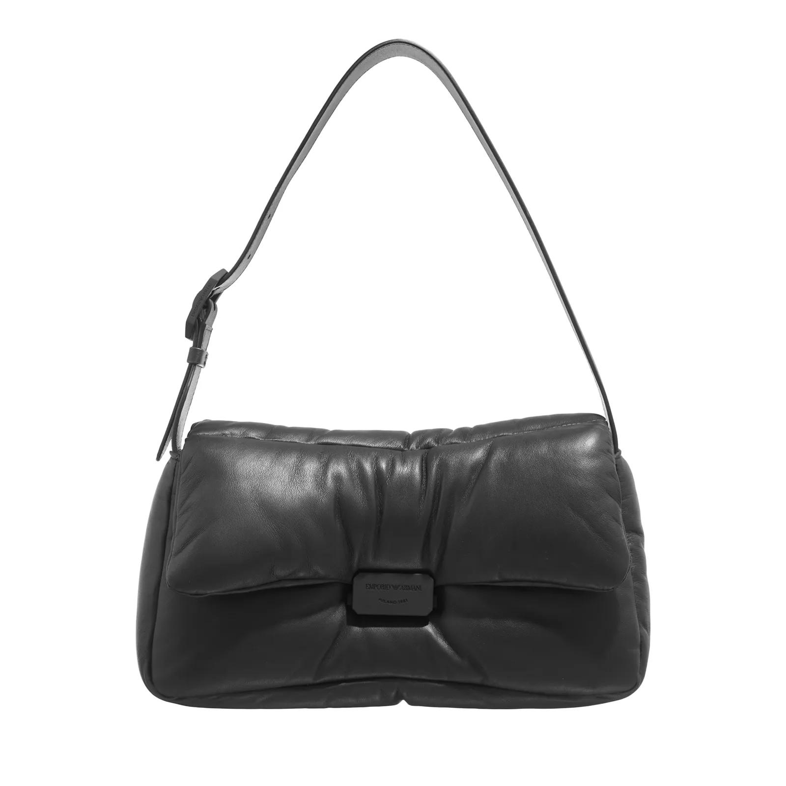 Emporio Armani Umhängetasche - B. Spalla L Nappa Puffy - Gr. unisize - in Schwarz - für Damen von Emporio Armani