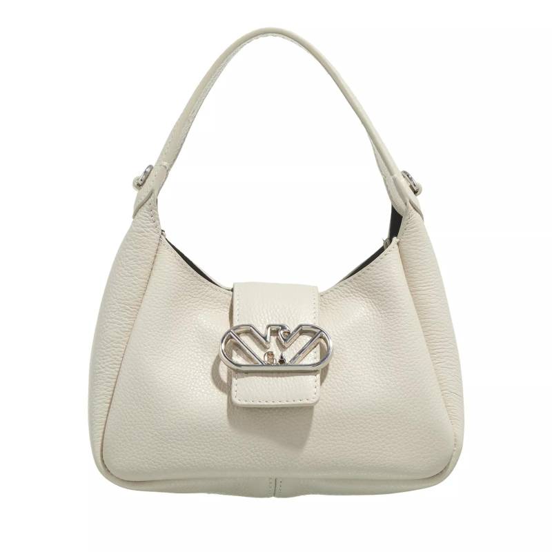 Emporio Armani Schultertasche - Hobo S Micro Cervo - Gr. unisize - in Creme - für Damen von Emporio Armani