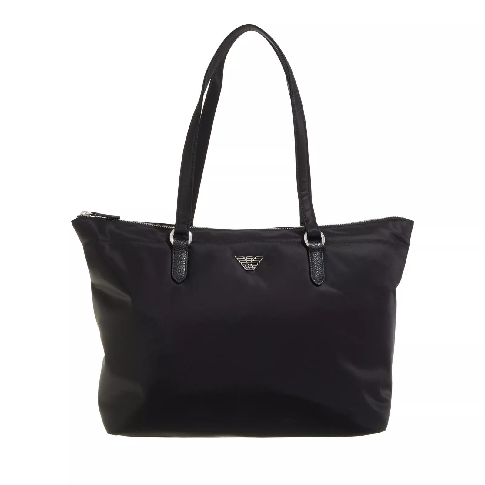 Emporio Armani Umhängetasche - Shopping Nylon Riciclato - Gr. unisize - in Schwarz - für Damen von Emporio Armani