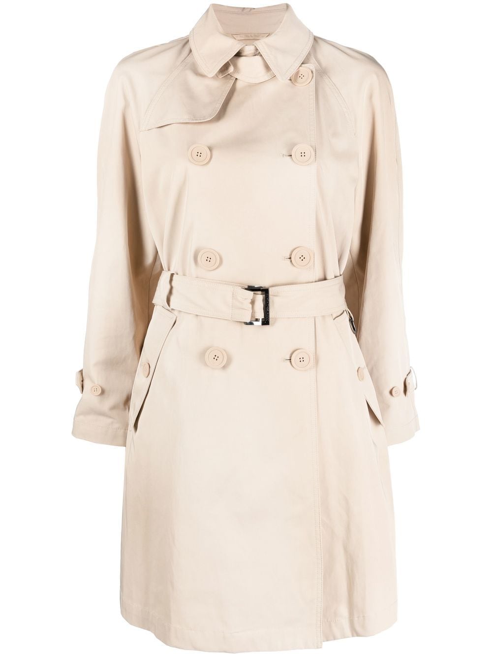 Emporio Armani belted trench coat - Neutrals von Emporio Armani