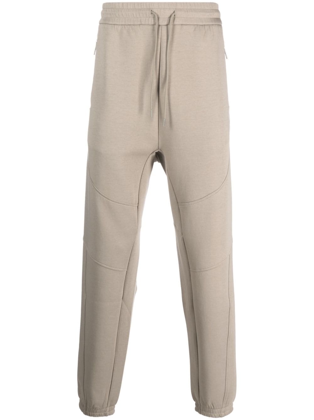 Emporio Armani cotton-blend track pants - Grey von Emporio Armani