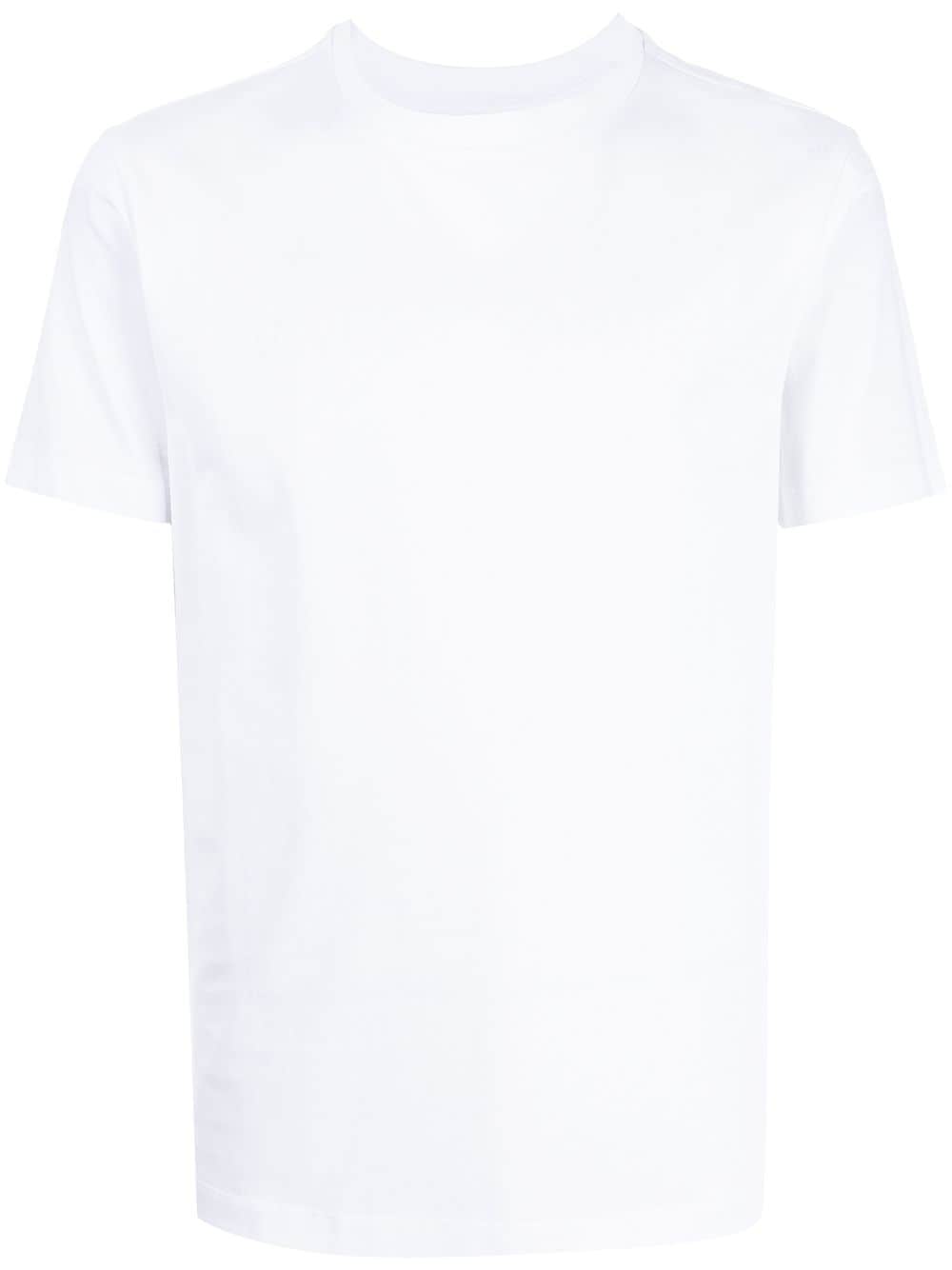 Emporio Armani crew-neck cotton T-shirt - White von Emporio Armani