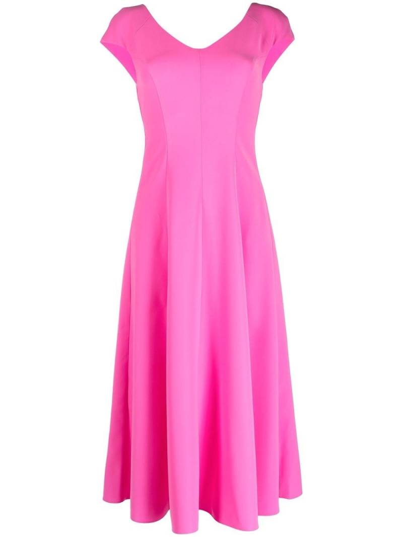 Emporio Armani cut out-back midi dress - Pink von Emporio Armani