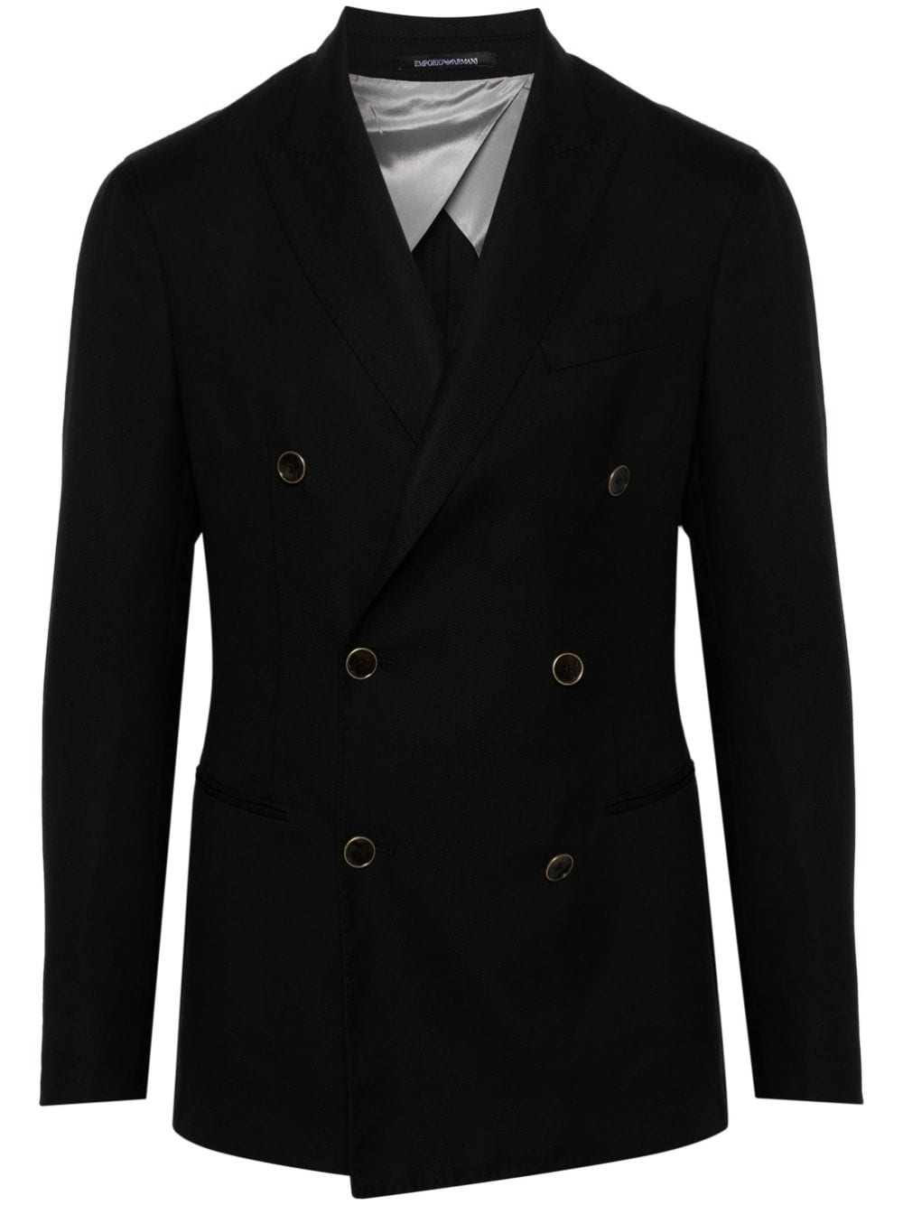 Emporio Armani double-breasted blazer - Black von Emporio Armani