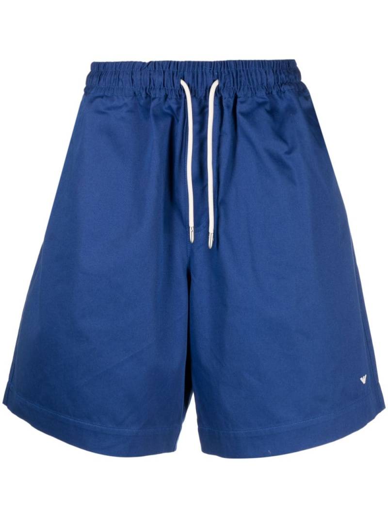 Emporio Armani drawstring Bermuda shorts - Blue von Emporio Armani