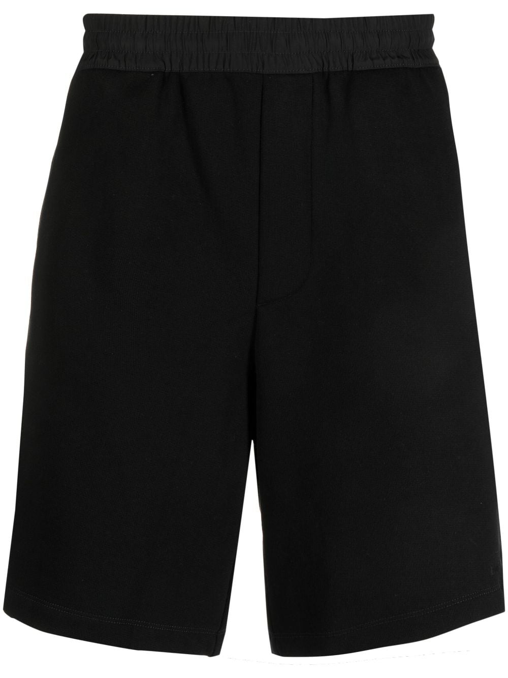 Emporio Armani elasticated-waist bermuda shorts - Black von Emporio Armani