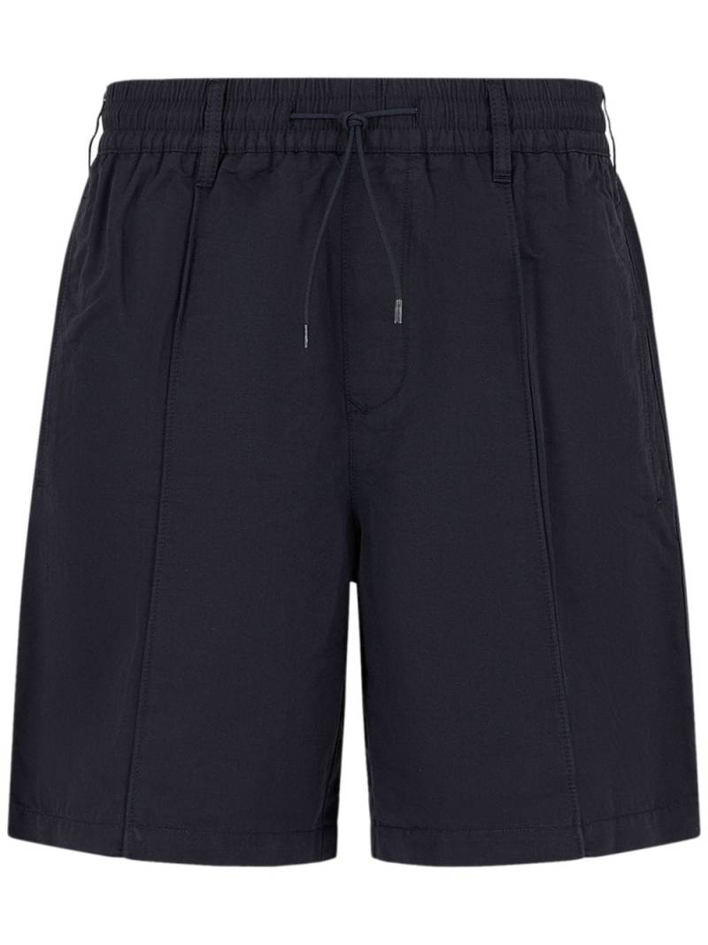 Emporio Armani elasticated-waist shorts - Blue von Emporio Armani
