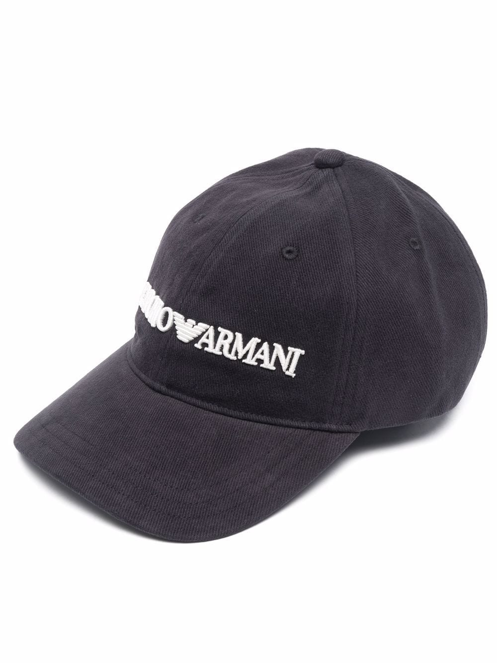 Emporio Armani embroidered-logo baseball cap - Blue von Emporio Armani