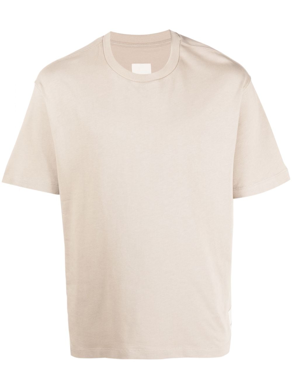 Emporio Armani half-sleeved organic-cotton T-Shirt - Neutrals von Emporio Armani
