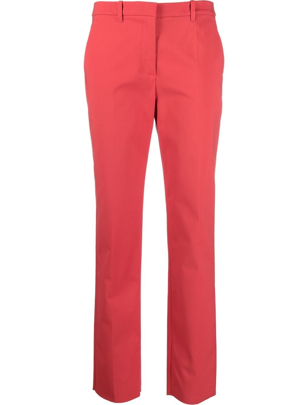 Emporio Armani high-waist straight trousers - Pink von Emporio Armani