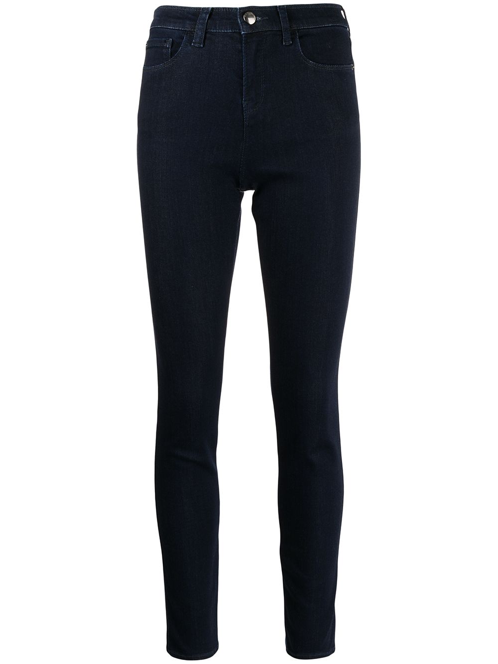 Emporio Armani high-waisted skinny jeans - Black von Emporio Armani