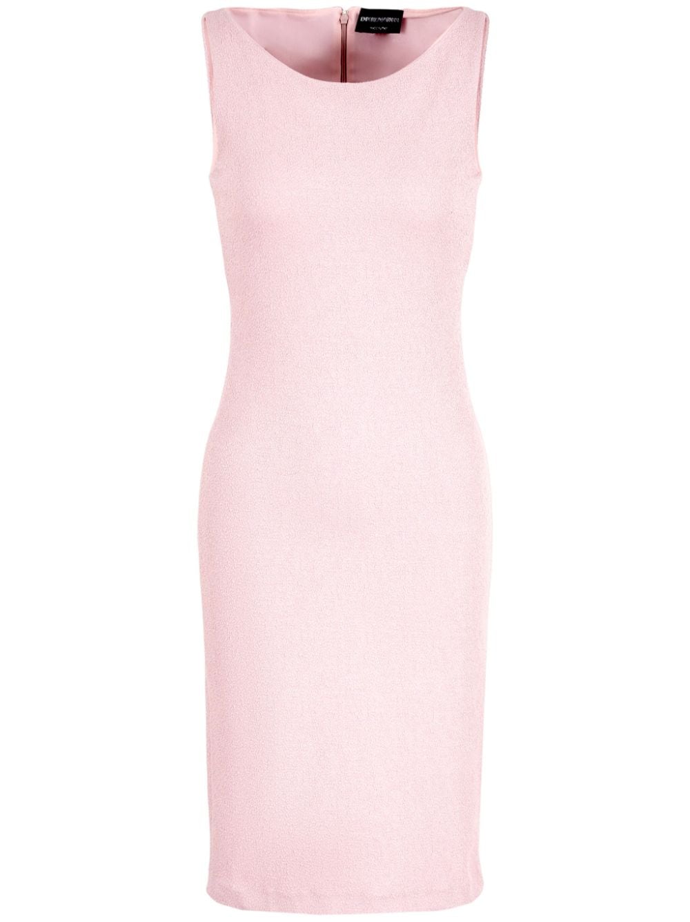 Emporio Armani jacquard sleeveless midi dress - Pink von Emporio Armani