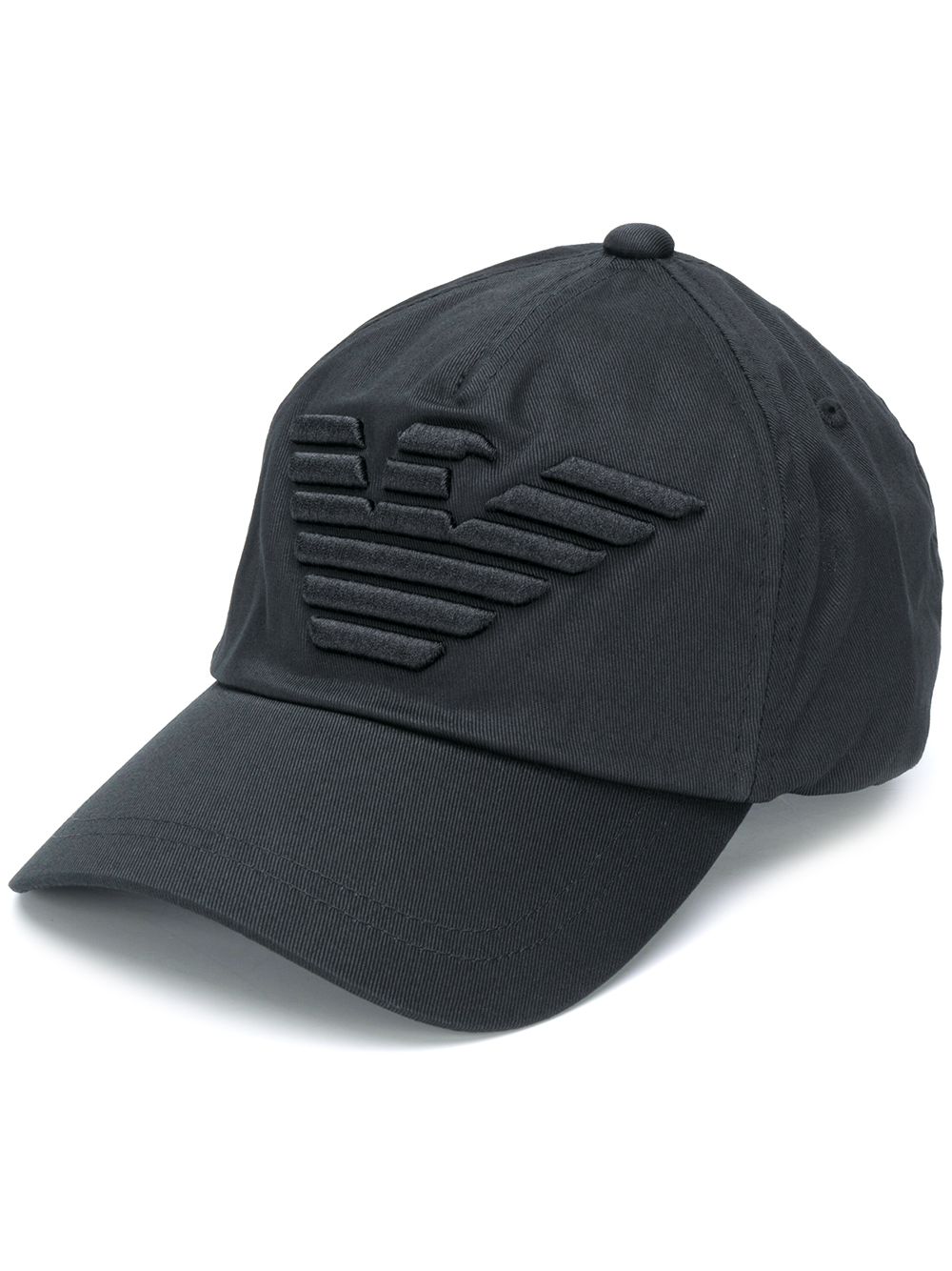 Emporio Armani logo-embroidered cap - Black von Emporio Armani