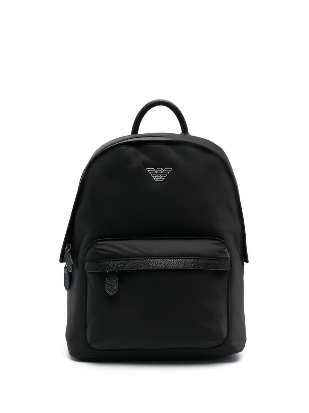 Emporio Armani logo-plaque backpack - Black von Emporio Armani