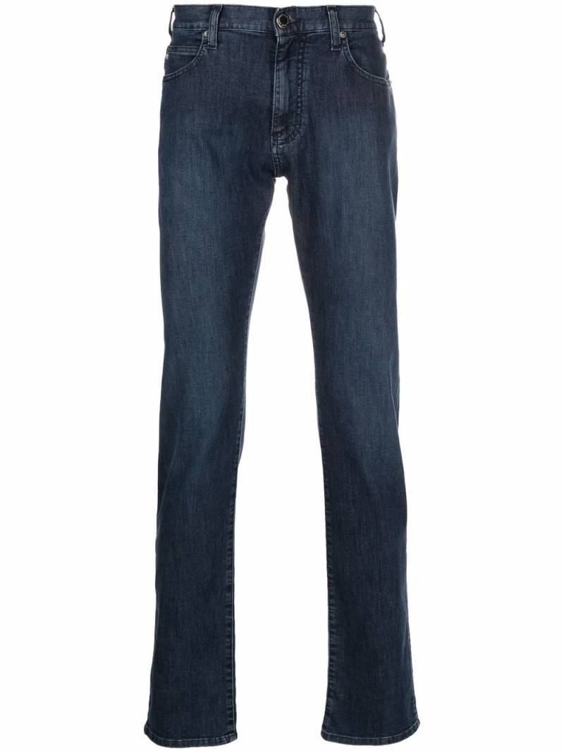 Emporio Armani mid-rise jeans - Blue von Emporio Armani