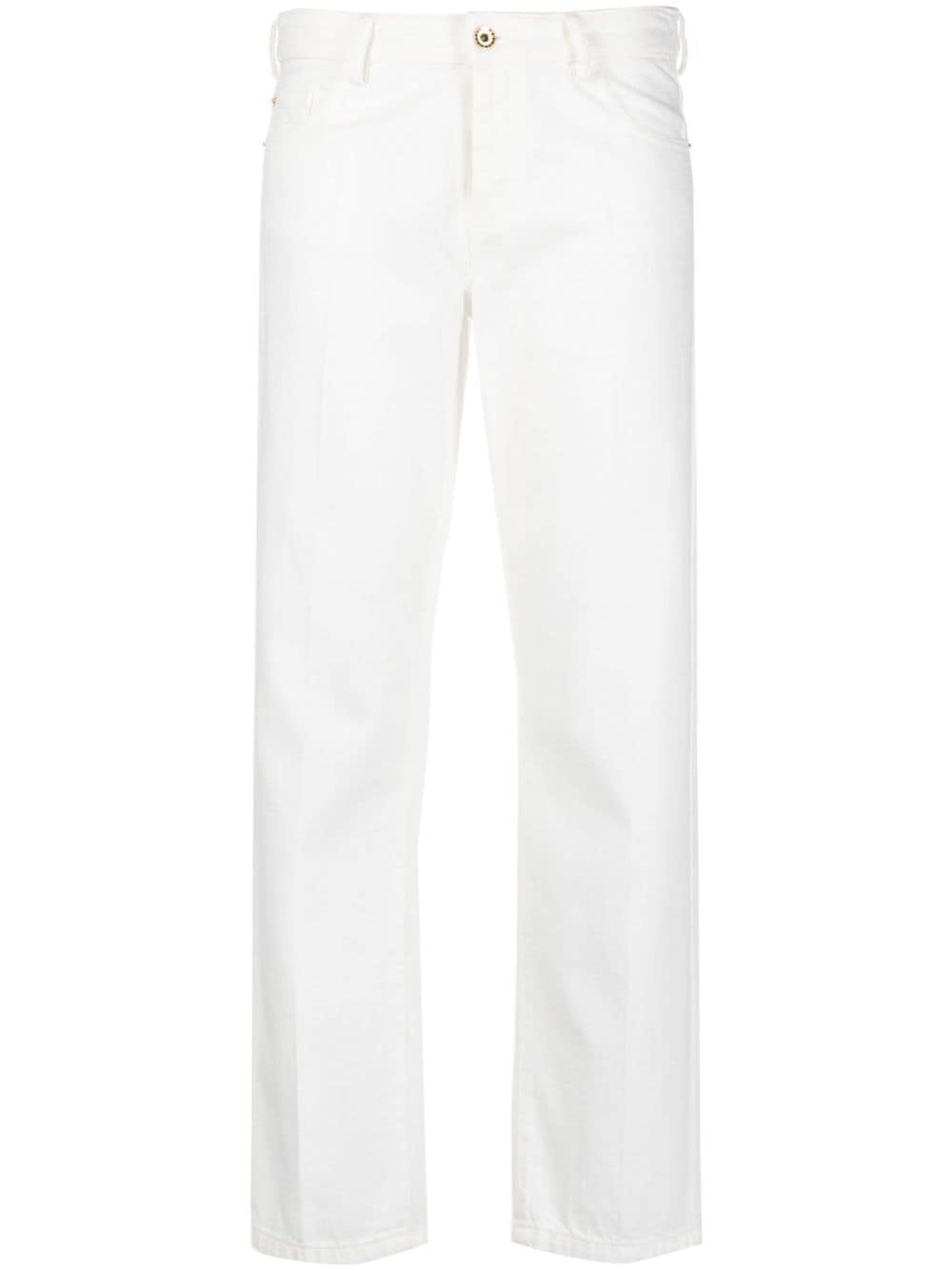 Emporio Armani mid-rise straight-leg jeans - White von Emporio Armani