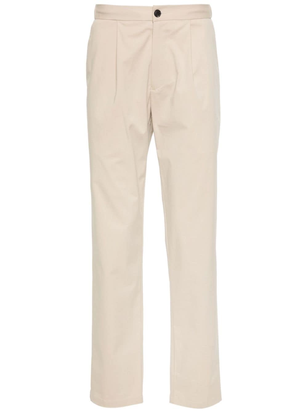 Emporio Armani mid-rise tapered chinos - Neutrals von Emporio Armani